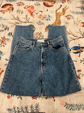 SLVRLAKE Straight Leg Denim Pants in Blue